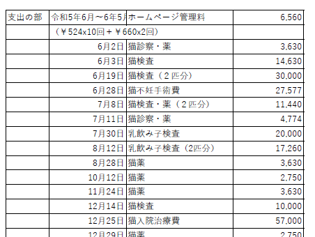 十夢の会　2023年度収支報告書